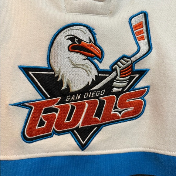 San Diego Gulls Youth Hockey Hoodie Jersey YXS Fleece Pullover AHL NHL Fan Gear - Picture 4 of 7